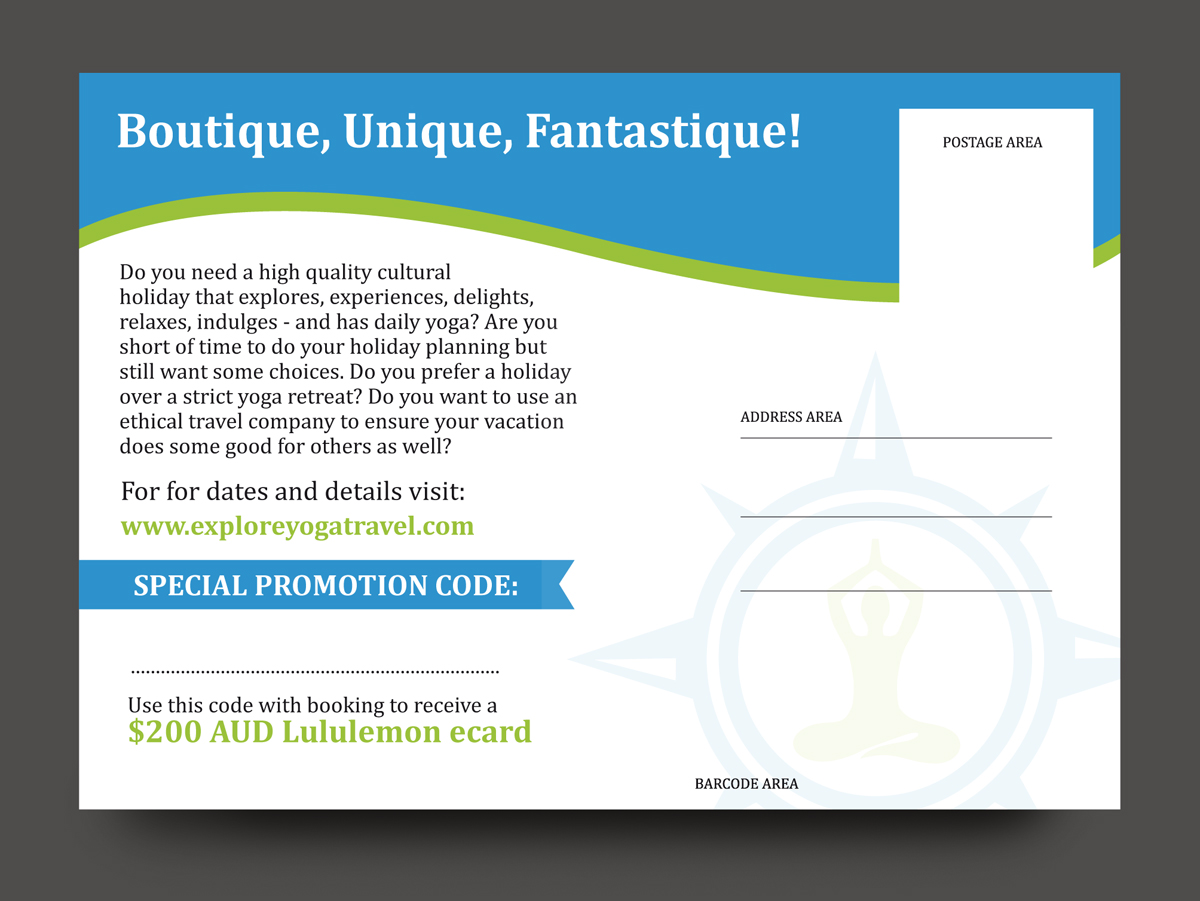 Postcard Design by rkailas for MMOJO GOLD PTY LTD | Design #6335603