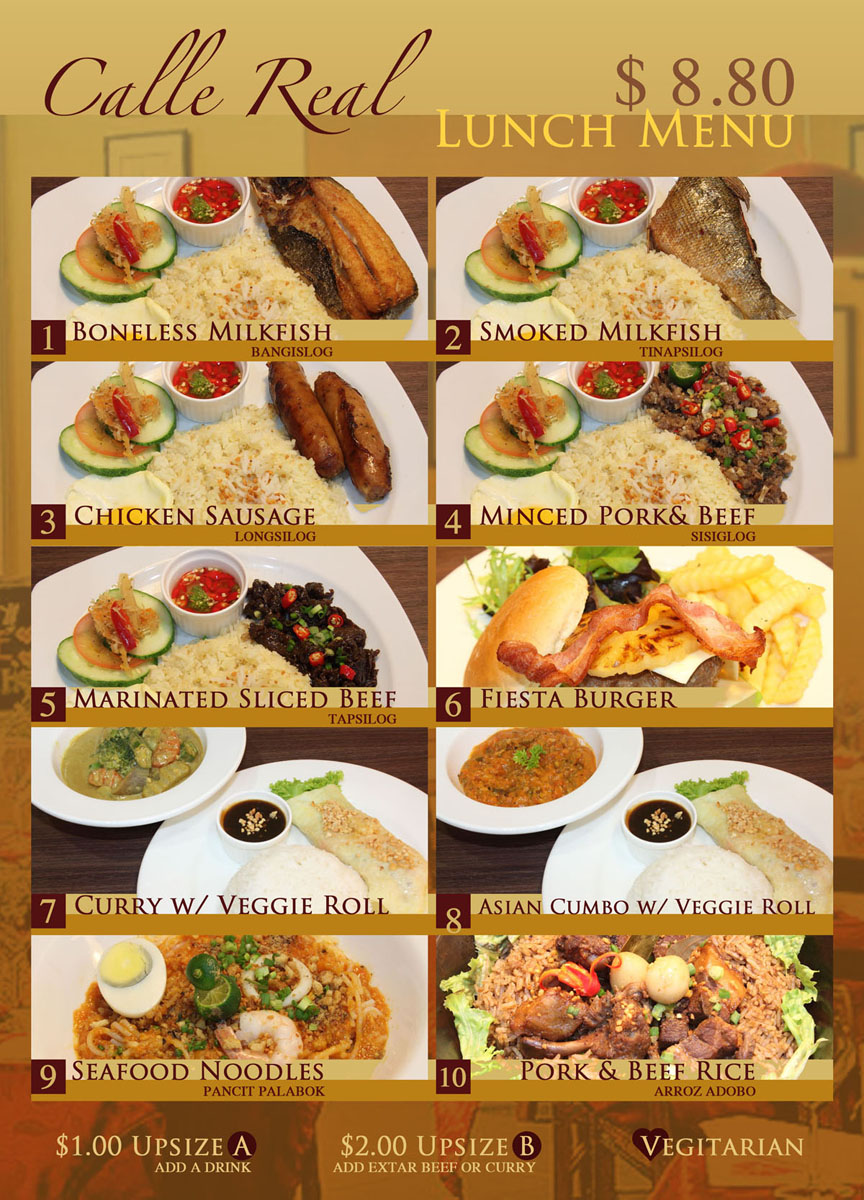 Menu Design by negmstar for this project | Design #6321117