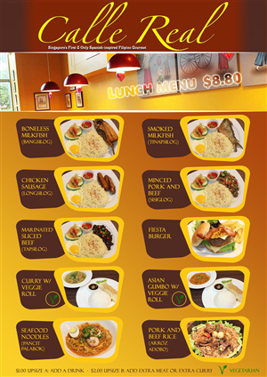Menu Design by Tomi and Edó for this project | Design #6380099