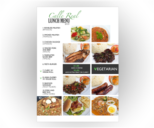 Menu Design by GRVNDLUX DESIGNS