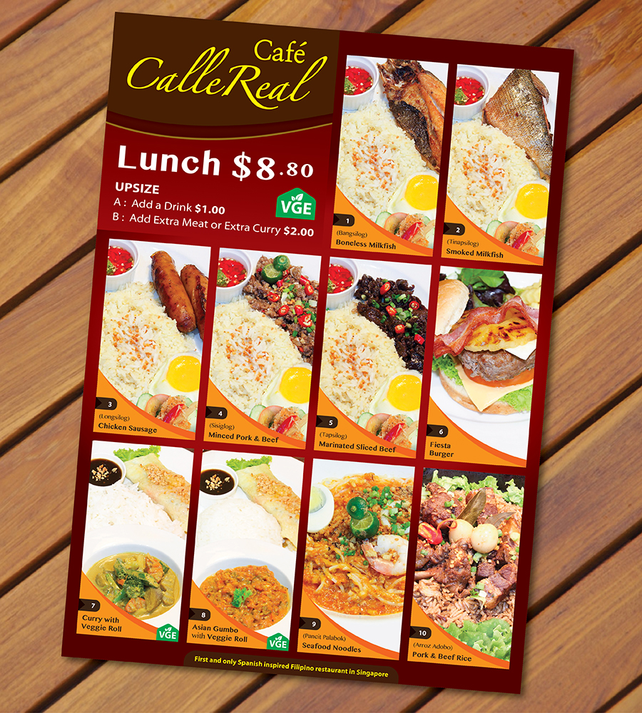 Menu Design by i-wish for this project | Design #6317350
