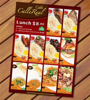 Menu Design by i-wish for this project | Design: #6317350