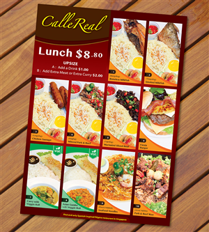professional restaurant menus