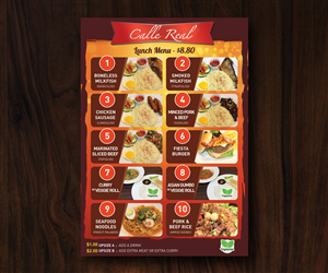 Menu Design by worka