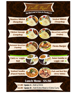 Menu Design by BeBrilliant