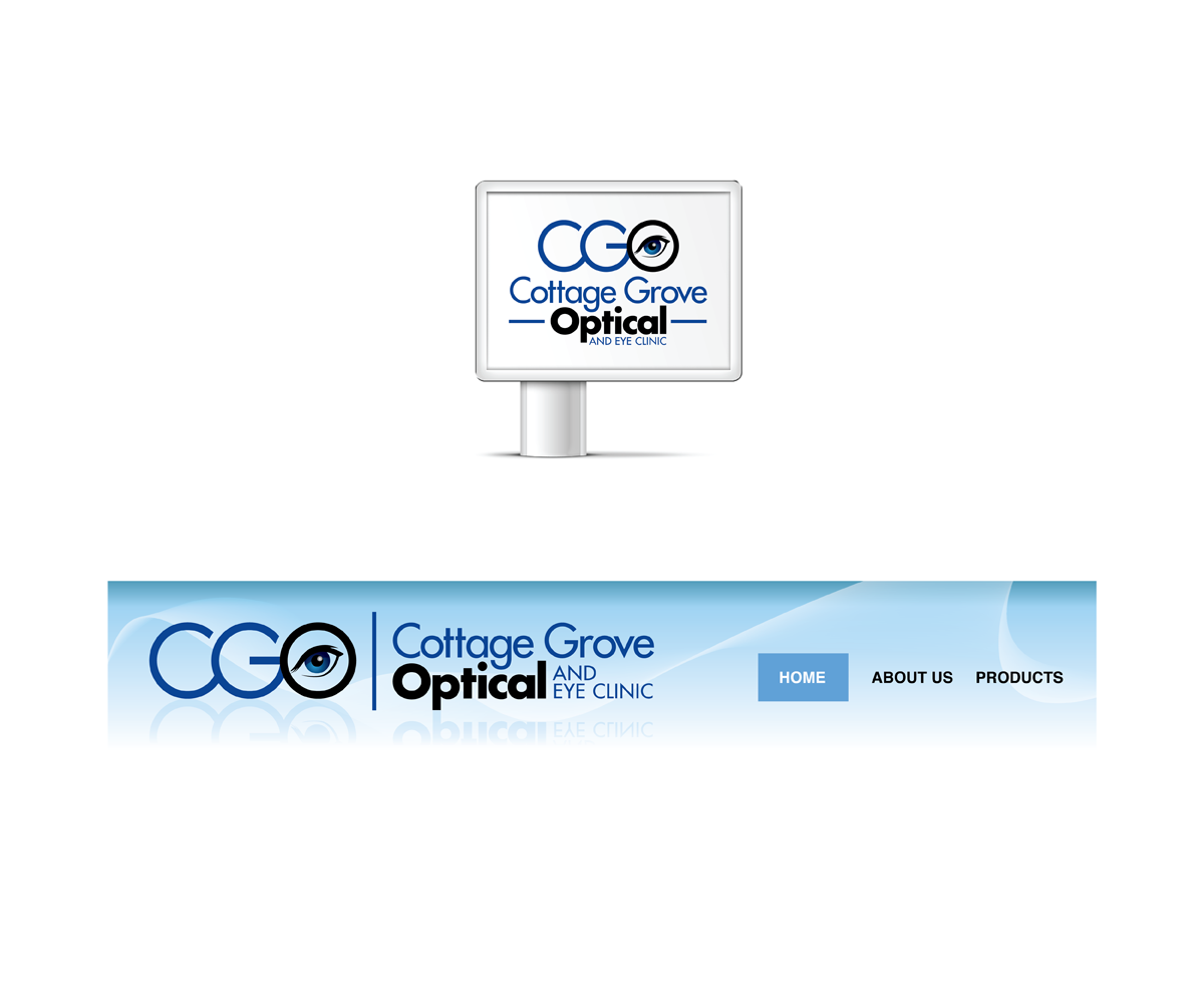 Bold Modern Business Logo Design For Cottage Grove Optical