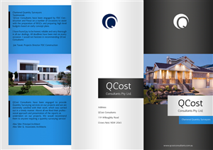 Flyer Design by BC Arts for QCost Consultants Pty Ltd | Design: #6357190