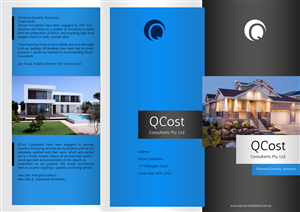 Flyer Design by BC Arts for QCost Consultants Pty Ltd | Design: #6357195