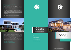 Flyer Design by BC Arts for QCost Consultants Pty Ltd | Design: #6357238