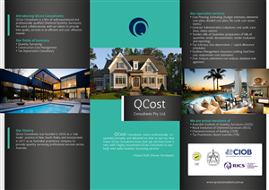 Flyer Design by BC Arts for QCost Consultants Pty Ltd | Design: #6357263