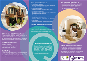 Flyer Design by Adillusion for QCost Consultants Pty Ltd | Design: #6318667