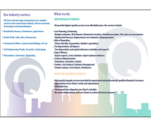 Flyer Design by Hermio for QCost Consultants Pty Ltd | Design: #6368650