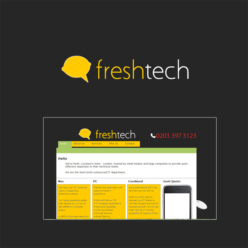 Logo Design by B+ for Fresh Tech Ltd | Design #339443