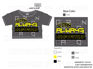 Diseño de Camiseta por yukiyenz para este proyecto | Diseño: #6318009