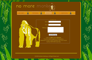 Web-Design von Favwebsolutions für No More Monkeys | Design: #1675134