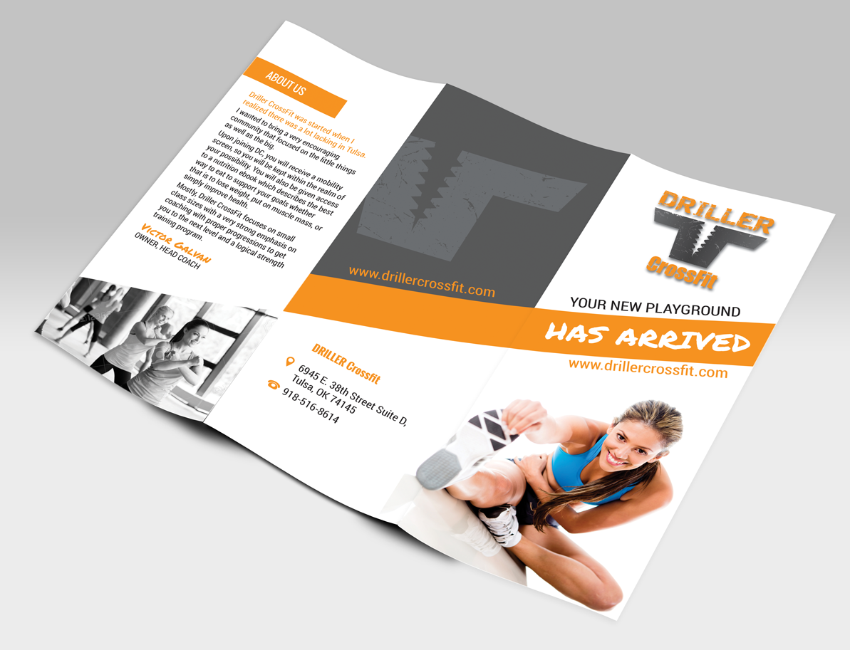 Brochure Design by Adylhere for Driller CrossFit | Design #6344255