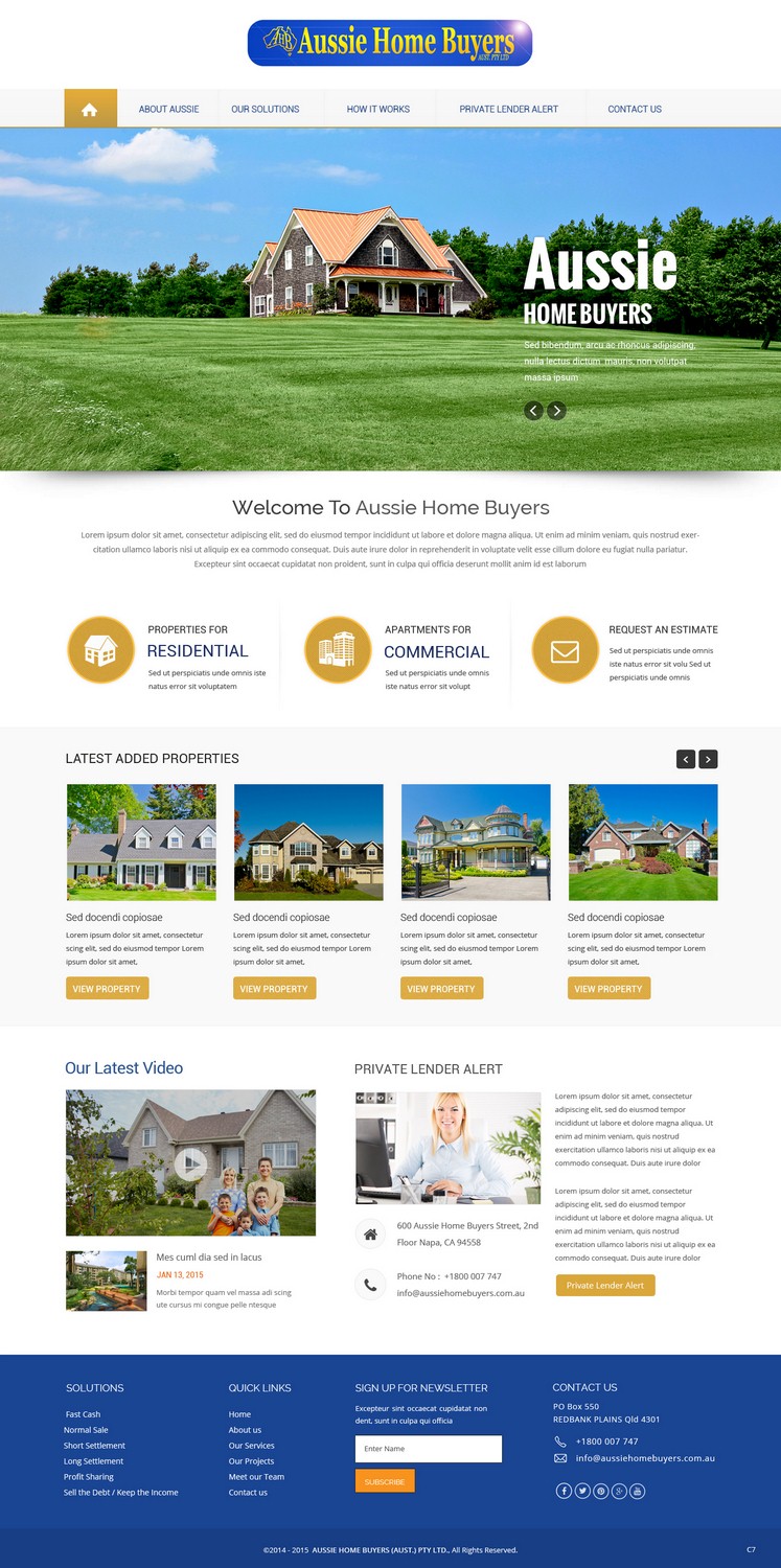 Web Design by pb for this project | Design #6306804