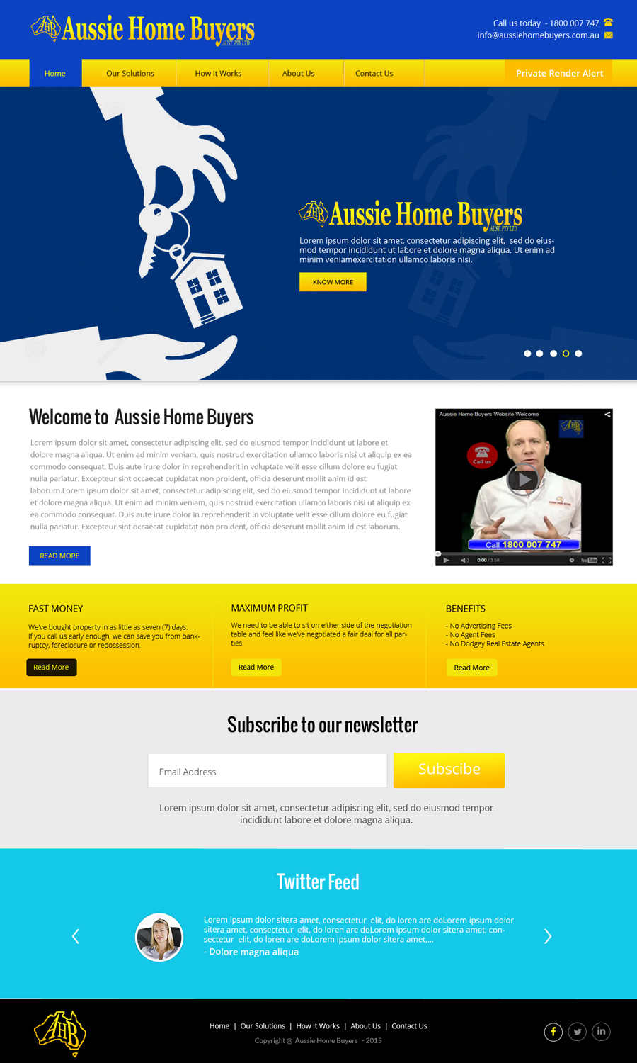 Web Design par Creations Box 2015 pour ce projet | Design #6395555