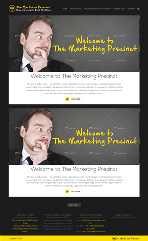 Wordpress Design by J. Chaturvedi for this project | Design: #2081559