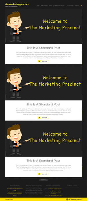 Wordpress Design by J. Chaturvedi for this project | Design: #2093572