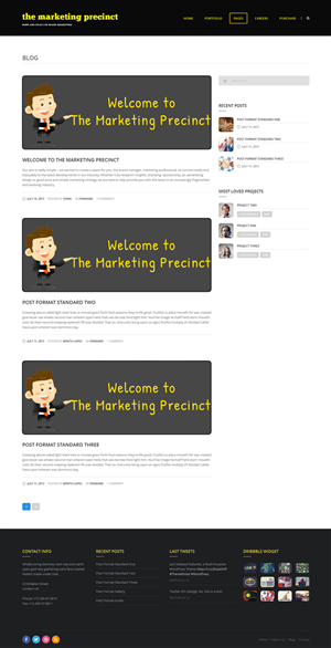 Wordpress Design by J. Chaturvedi for this project | Design: #2093589