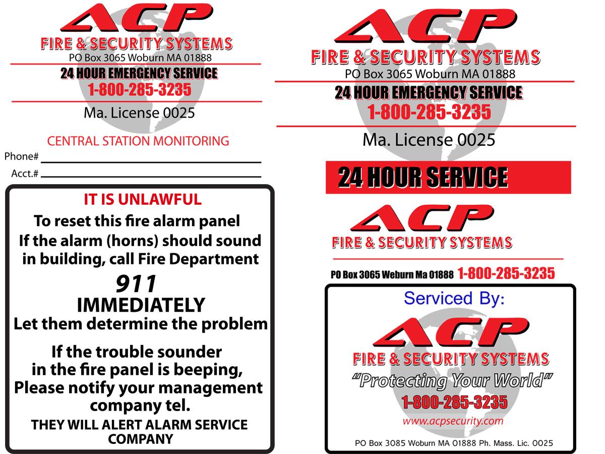Design Autocollant par andreiserac1 pour ACP Fire & Security | Design #6380520