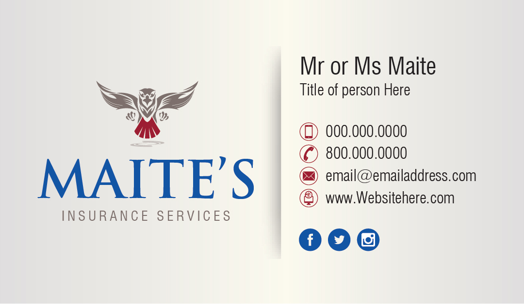 Logo Design by Jackie Morrison for Maite''s Insurance Services | Design #6381541