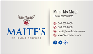 Design de Logo par Jackie Morrison pour Maite''s Insurance Services | Design : #6381541
