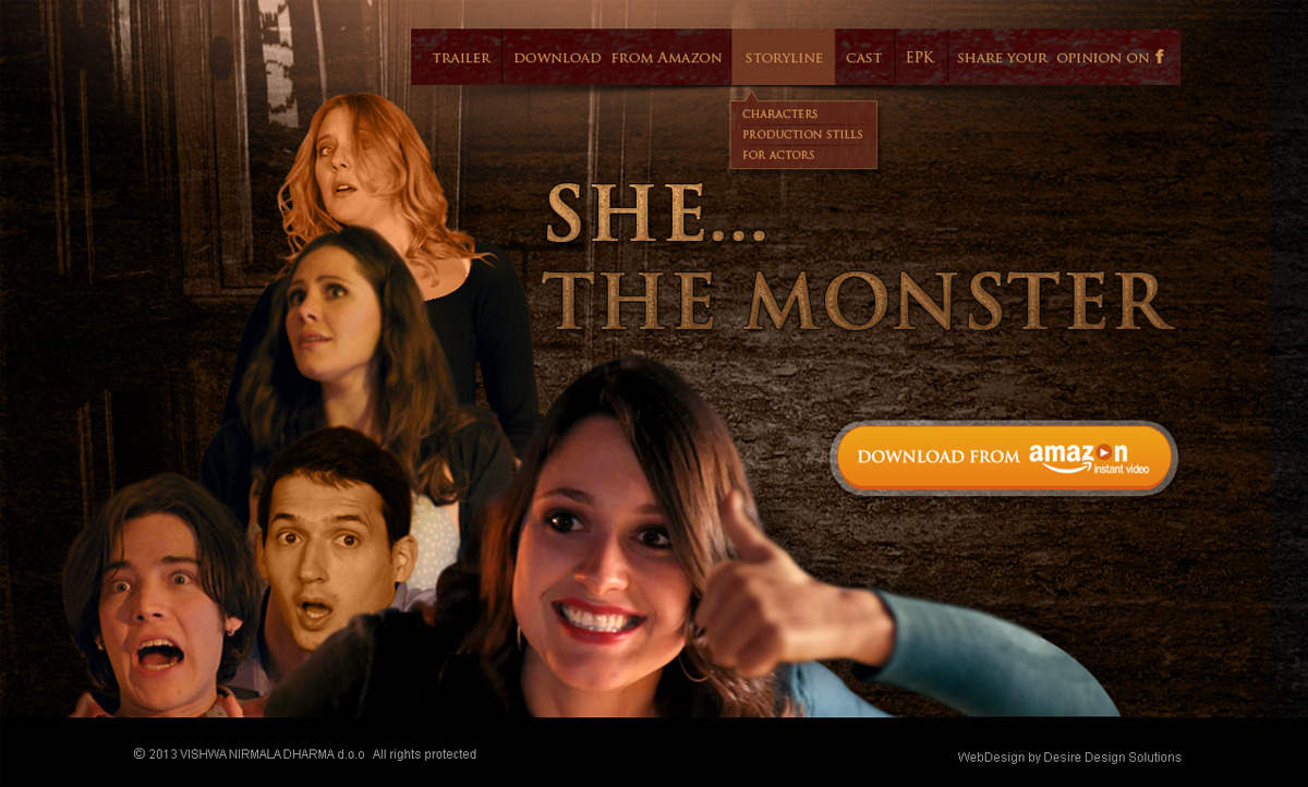 Web Design by Desire Design Solutions for Vishwa Nirmala Dharma film production d.o.o., | Design #1697066