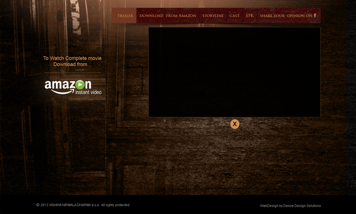 Web Design by Desire Design Solutions for Vishwa Nirmala Dharma film production d.o.o., | Design #1704375