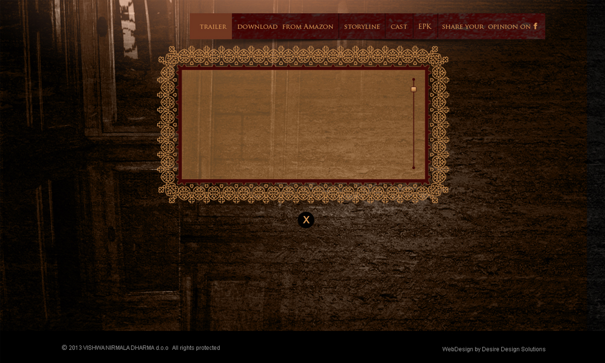Diseño Web por Desire Design Solutions para Vishwa Nirmala Dharma film production d.o.o., | Diseño #1707689