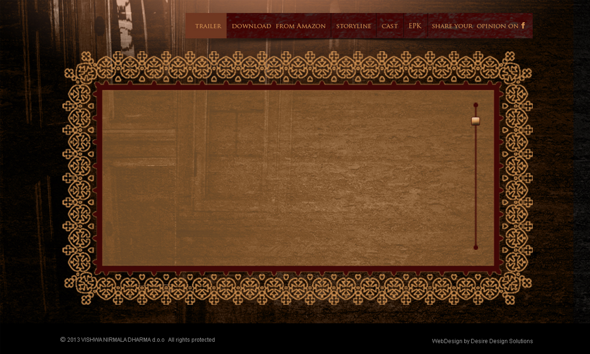Web Design by Desire Design Solutions for Vishwa Nirmala Dharma film production d.o.o., | Design #1708272