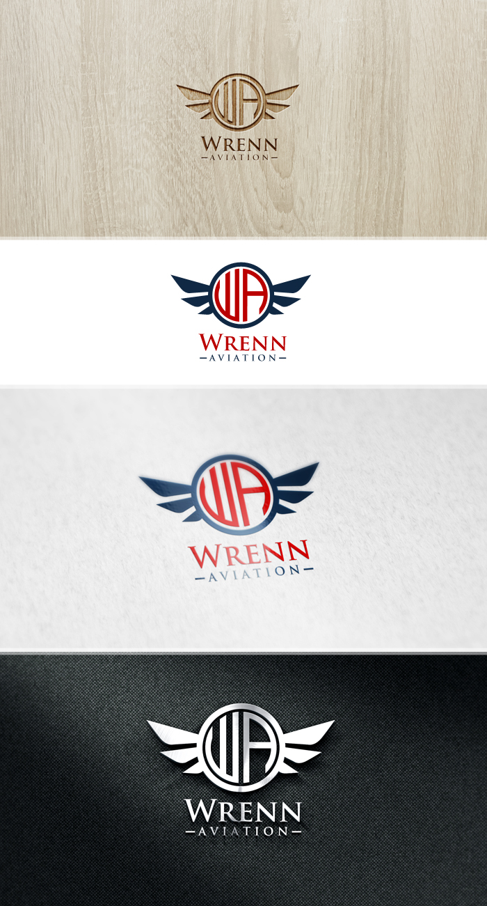 Logo Design by BehindSymbols for Wrenn Aviation | Design #6344084