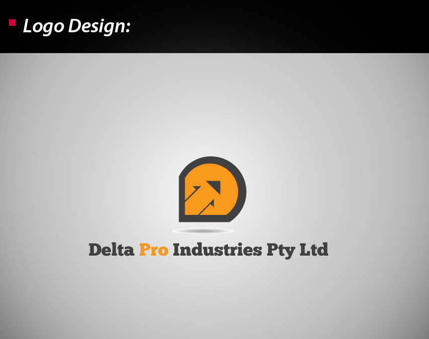 Logo Design by wolfgfxdesign for Delta Pro Industries Pty Ltd | Design #1681884