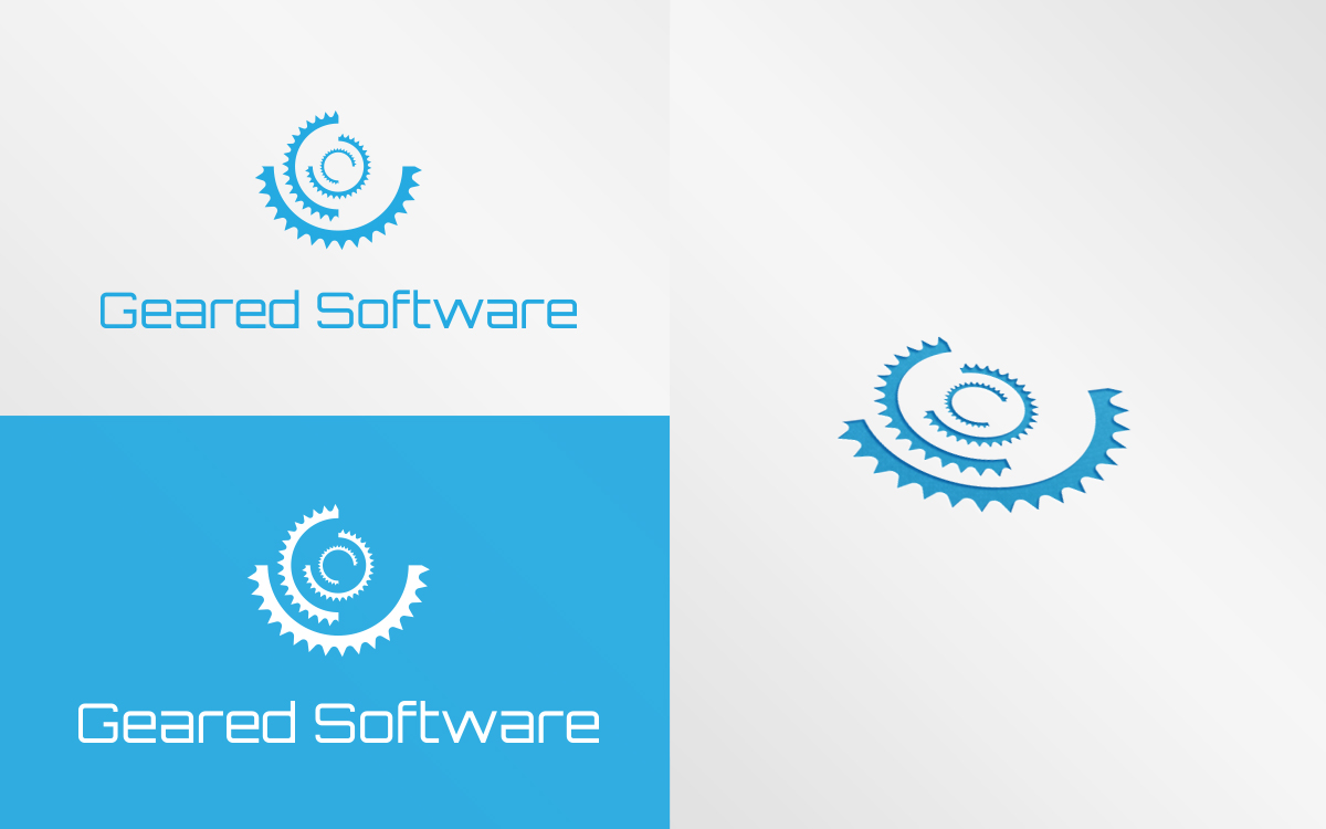Logo Design by Grafactory for Geared Software | Design #6383138