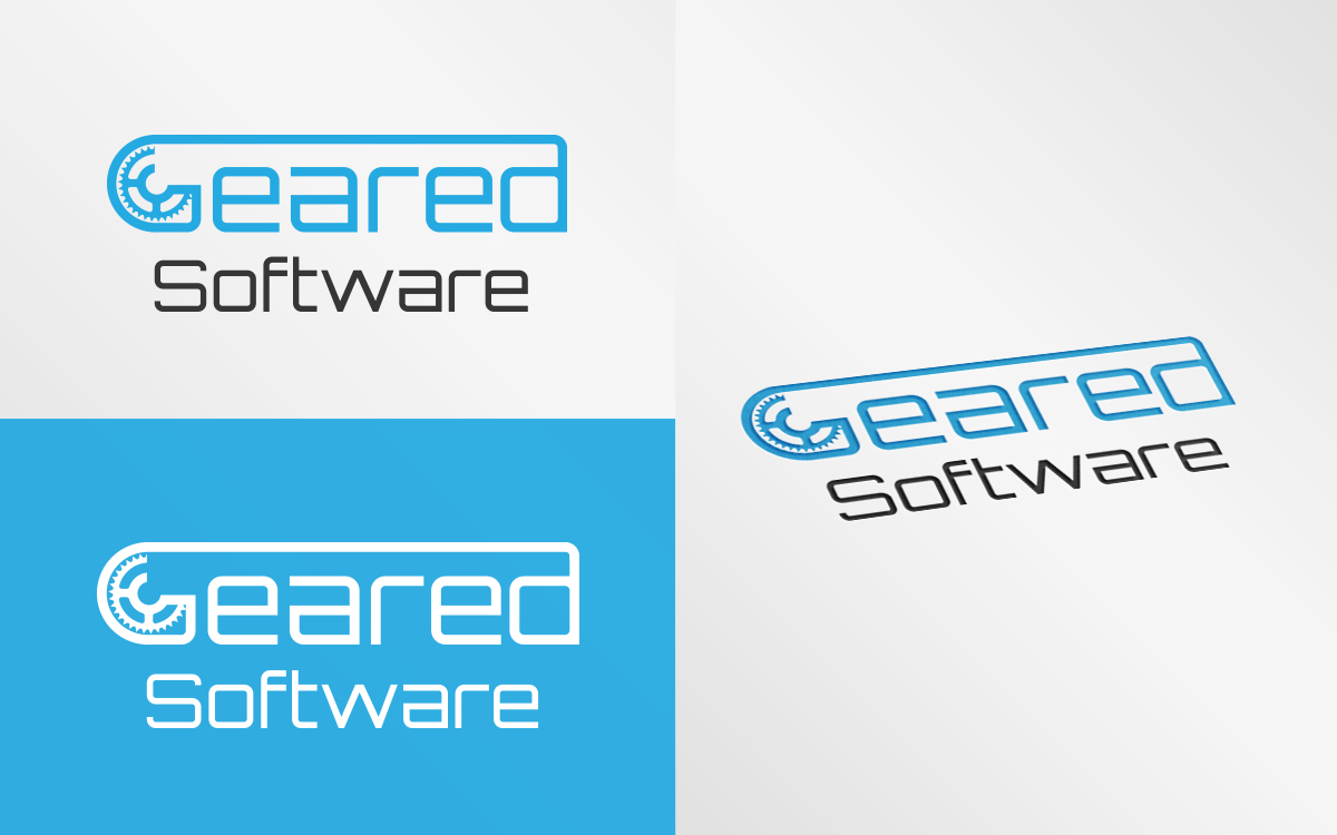 Logo Design by Grafactory for Geared Software | Design #6383257
