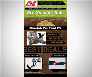 Newsletter Design by neboica for Kellyco Metal Detectors | Design: #1700620