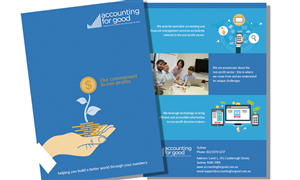 Brochure Design by TarunVyas for Accounting For Good | Design: #6322688