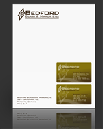 Business Card Design by SiddKidd for Bedford Glass and Mirror Ltd. | Design: #9651