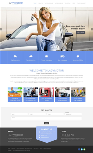 Web Design by pb for this project | Design: #6347530