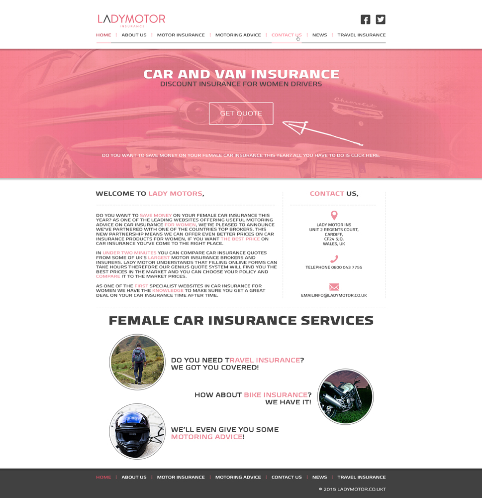 Diseño Web por RyansDesigns para este proyecto | Diseño #6361763