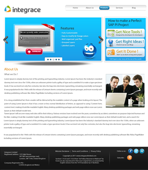Wordpress Design by pb for Integrace Ltd | Design: #406994