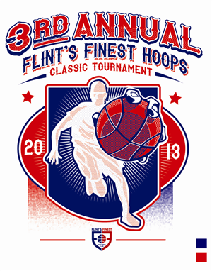 3rd Annual Flint's Finest Hoops Classic T-shirt Design Project | T-shirt Design by EzaiLX