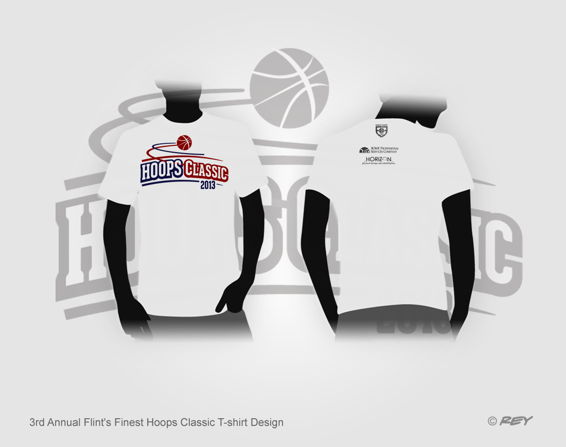 Design de T-shirt par Rey pour Flint's Finest Basketball Club | Design #1679626