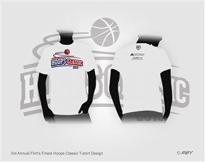 Design de T-shirt par Rey pour Flint's Finest Basketball Club | Design : #1679626
