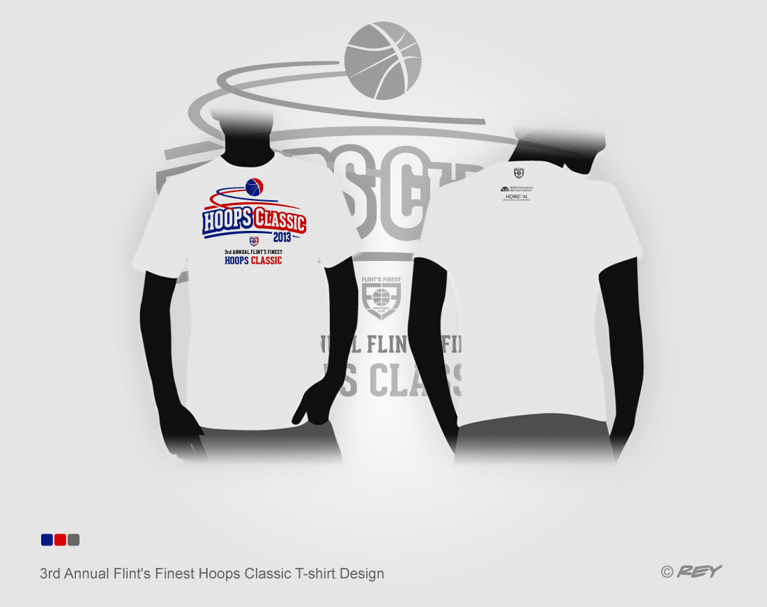 T-shirt Design by Rey for Flint's Finest Basketball Club | Design #1681889