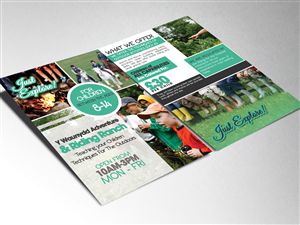 Design de Flyer par Vivid Designz1 pour Y Waunydd Adventure and Riding Ranch | Design : #6338505