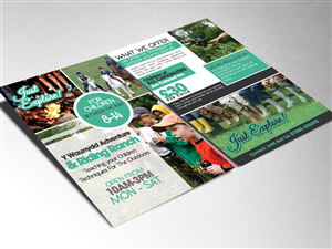 Design de Flyer par Vivid Designz1 pour Y Waunydd Adventure and Riding Ranch | Design : #6369223