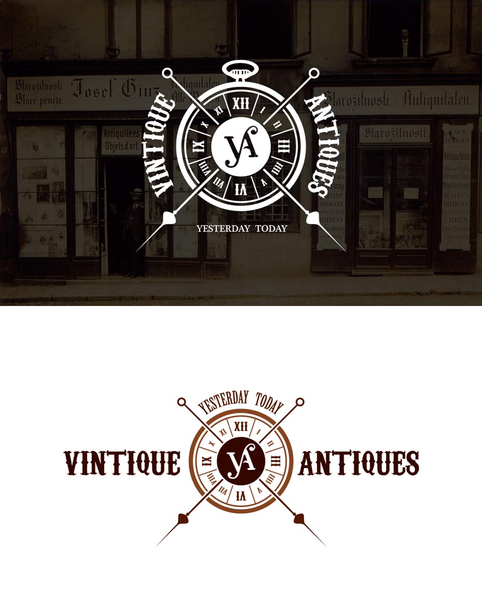 Logo Design by xWeb.gr for Vintique Antiques | Design #6354721
