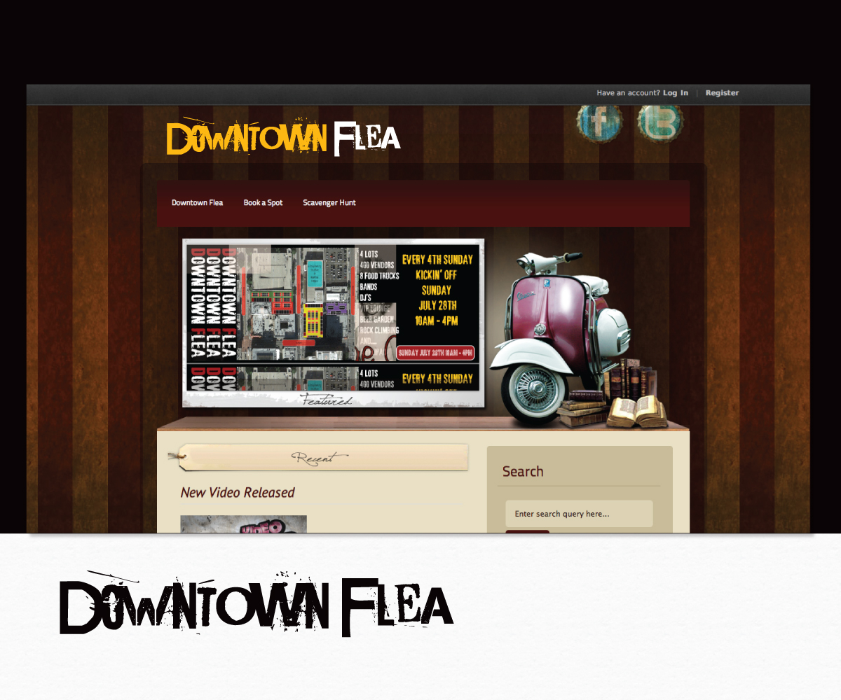 Logo Design by AD-X for Downtown Flea | Design #1725864